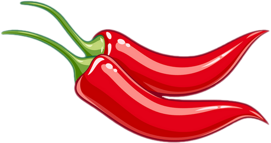 Dessin png piments rouges - Red Chili peppers drawing