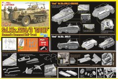 [威龙 6911]1/35 Sd.Kfz.250/3 狮鹫隆美尔半履带装甲指挥车开盒评测