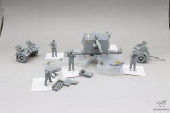 【威龙 6923】1/35 德国88mm FlaK 36/37高射炮2in1素组评