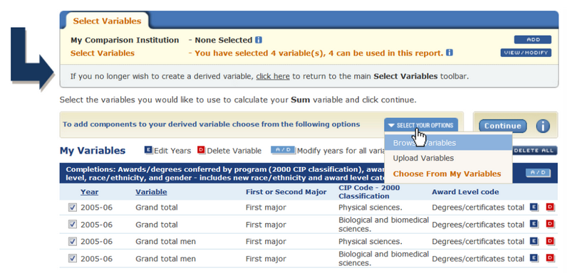 Shortcut: Create, Save, or Upload Variables image