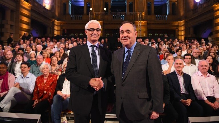 Second televised debate between Alex Salmond and Alistair Darling