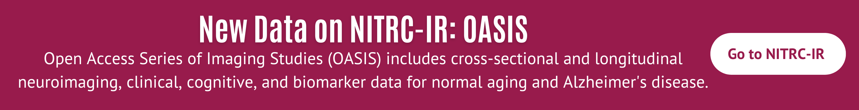 OASIS on NITRC-IR