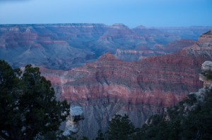 Grand Canyon after sunset