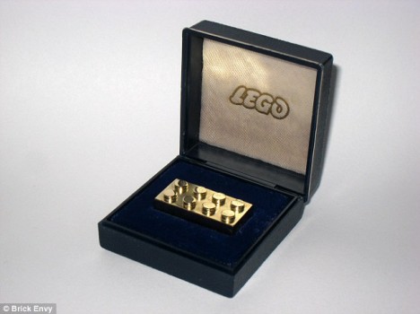 solid gold lego brick