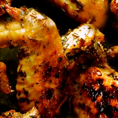 Grilled Wings: Spicy Thai sauce