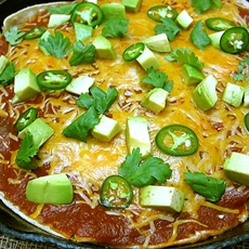 Chicken Enchilada Stack