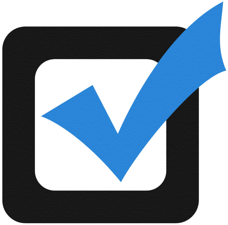 box with blue check mark - Clip Art Library