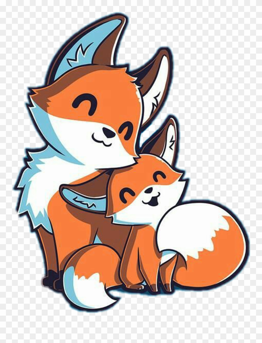 Cute Fox Animal Drawing / Fan art Bouboum. Fox. by MaskaMc5.deviantart