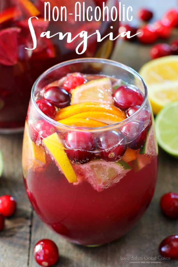 Best Dinner Party Ideas - Non Alcoholic Sangria - Best Recipes for Foods to Serve, Casseroles, Finger Foods, Desserts and Appetizers- Place Settings and Cards, Centerpieces, Table Decor and Recipe Ideas for Supper Clubs and Dinner Parties http://diyjoy.com/best-dinner-party-ideas