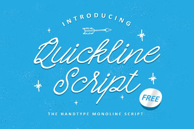 Best Free Fonts To Download for Crafts and DIY Projects - Quickline Script - Cute, Cool and Professional Looking Font Ideas for Teachers, Crafters and Wedding Decor - Calligraphy, Script, Sans Serif, Handwriting and Vintage Chalkboard Fonts for A Rustic Look - Fun Cricut and Silhouette Downloads - Printables for Signs and Invitations 