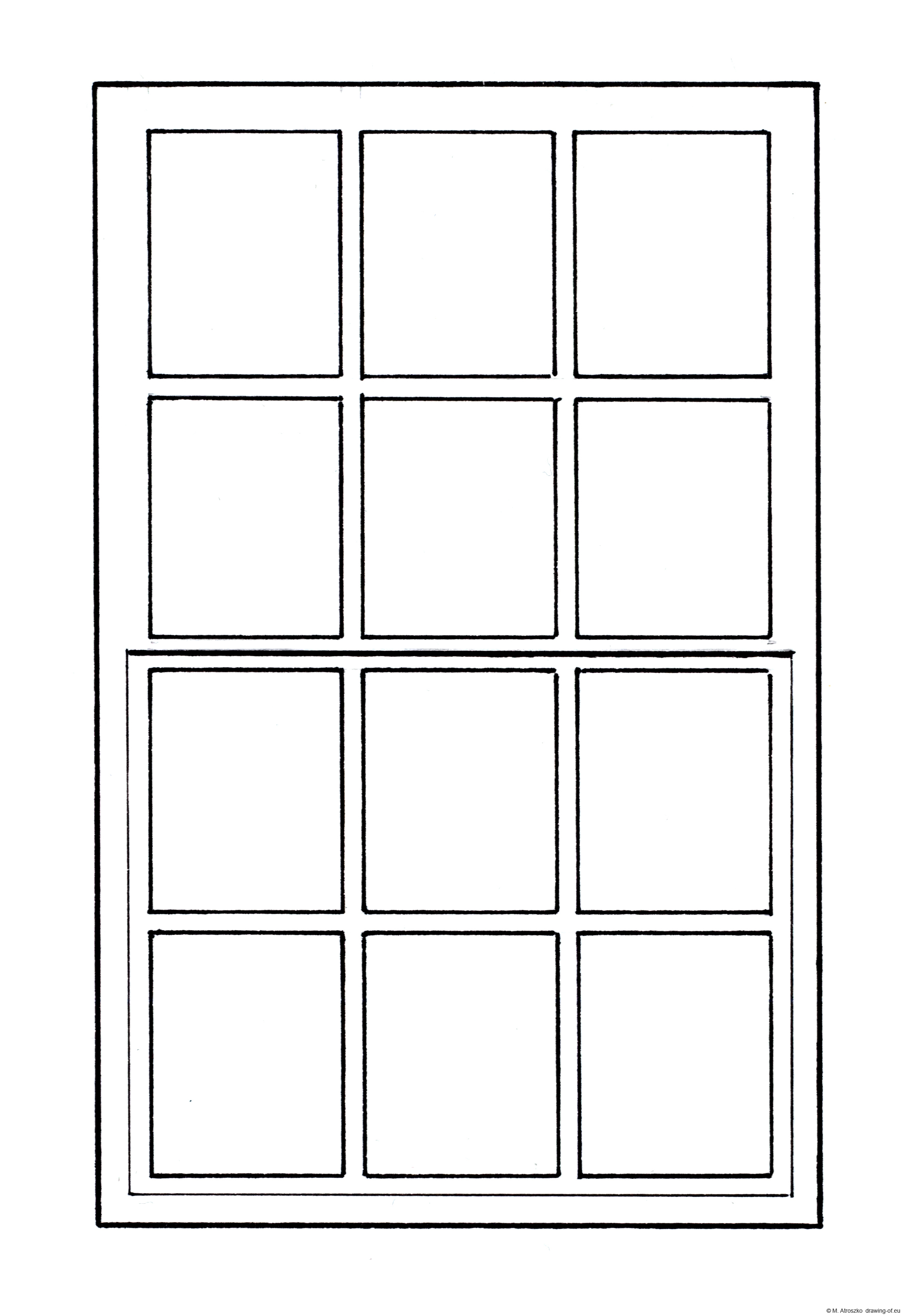 Drawing of window