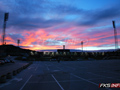 Fotografija stadiona u sumrak