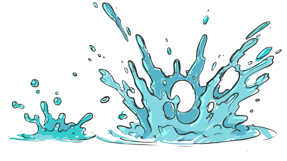 Water Splash Drawing at GetDrawings | Free download