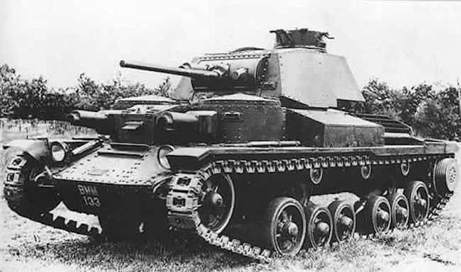 British Army Cruiser Mk1 A9 tank