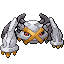 Metagross que sofre de albinismo.