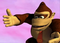 Donkey kong revelando o tamanho de seu instrumento ao mundo