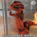 Charmander tem literamente fogo no rabo.