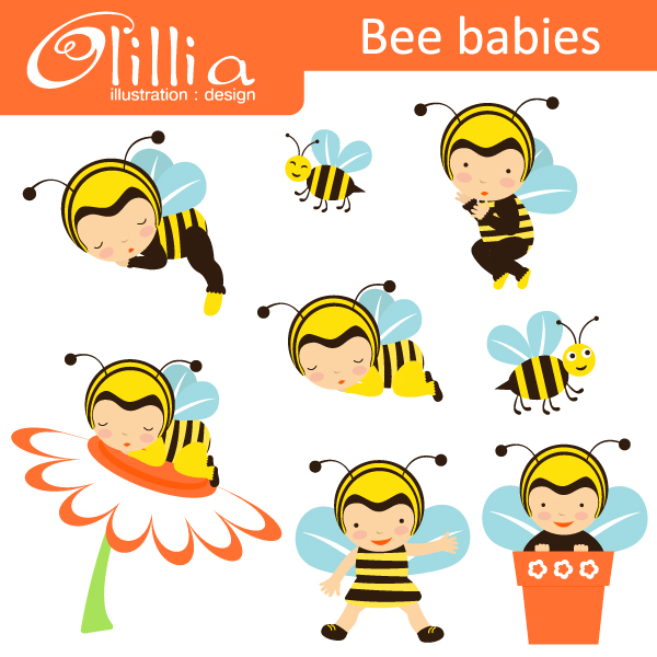 cute%20baby%20bee%20clipart