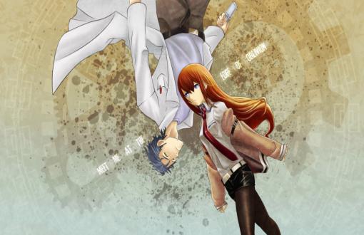 Kurisu and Rintarou in Steins;Gate