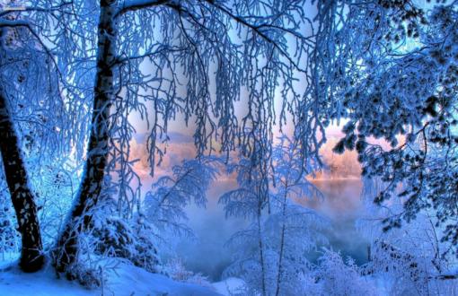 Sunrise at winter