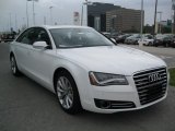 Ibis White Audi A8 in 2011