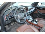 2011 Audi A8 L 4.2 FSI quattro Nougat Brown Interior