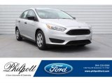 2018 Ingot Silver Ford Focus S Sedan #127037335