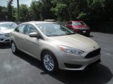 2018 White Gold Ford Focus SE Sedan #128967025