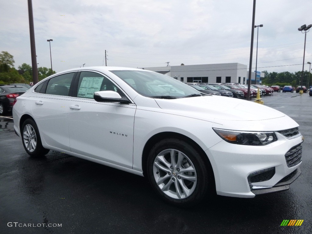 2017 Malibu LT - Summit White / Jet Black photo #3