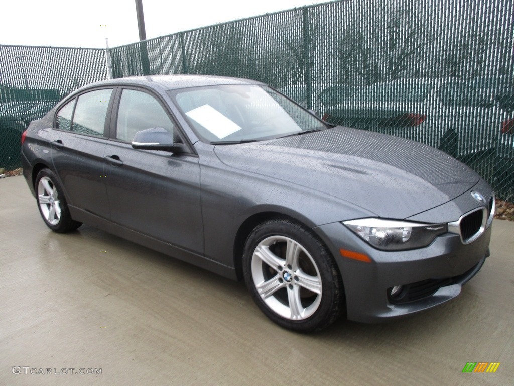 2014 3 Series 320i xDrive Sedan - Mineral Grey Metallic / Black photo #1