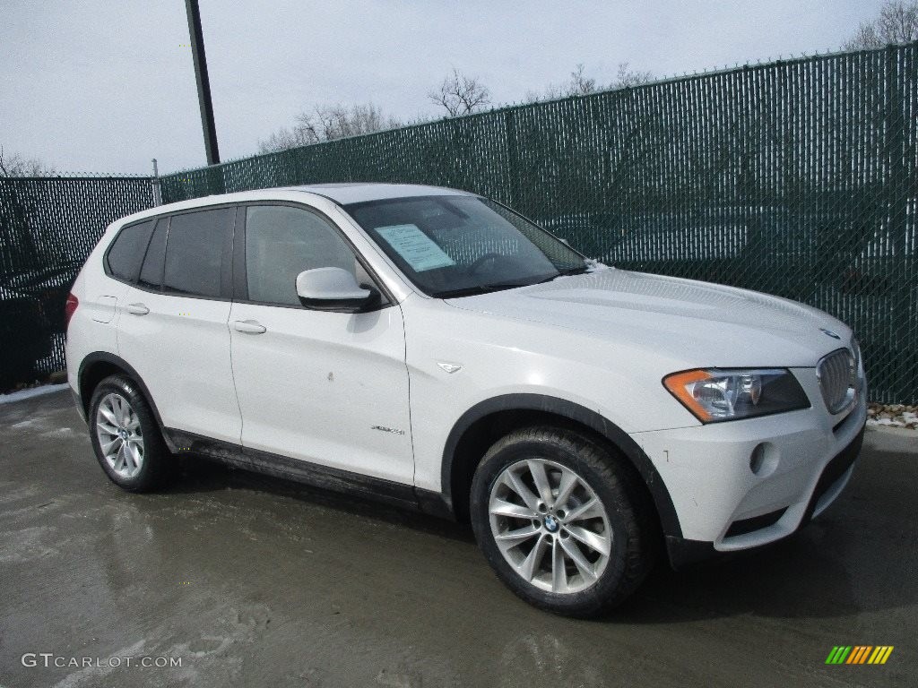 Alpine White BMW X3