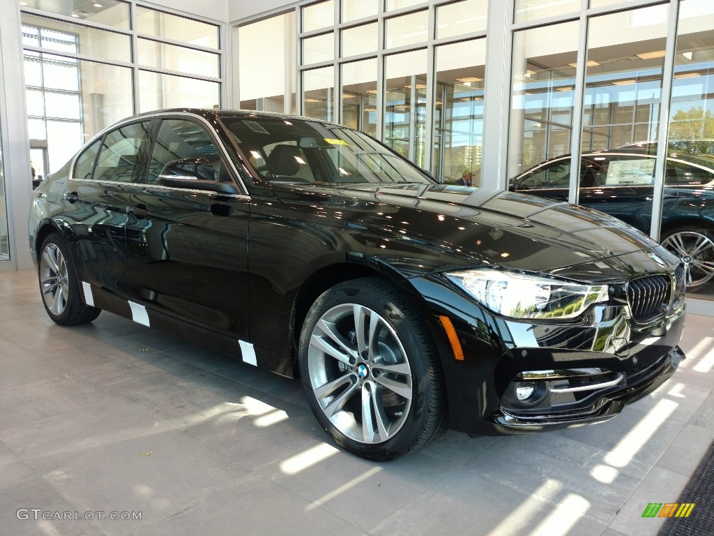 2017 3 Series 330i xDrive Sedan - Jet Black / Black photo #1