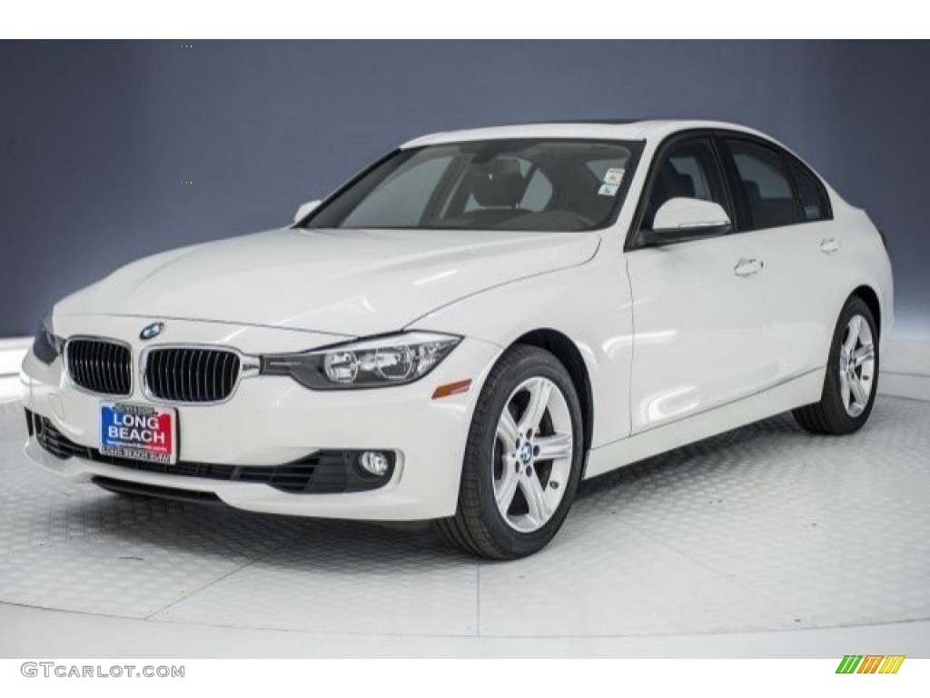 2014 3 Series 328i Sedan - Mineral White Metallic / Black photo #31