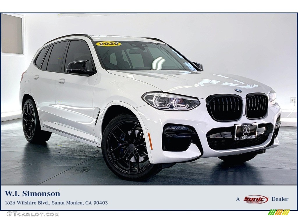 2020 X3 M40i - Alpine White / Black photo #1