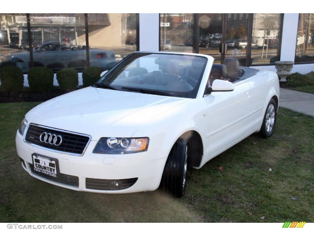 Arctic White Audi A4