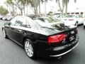 Phantom Black Pearl Effect 2011 Audi A8 L 4.2 FSI quattro Exterior