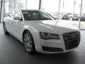 Ibis White 2011 Audi A8 L 4.2 FSI quattro Exterior