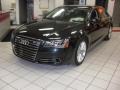 Emerald Black Metallic 2011 Audi A8 L 4.2 FSI quattro Exterior