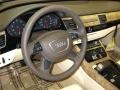 Velvet Beige 2011 Audi A8 L 4.2 FSI quattro Steering Wheel