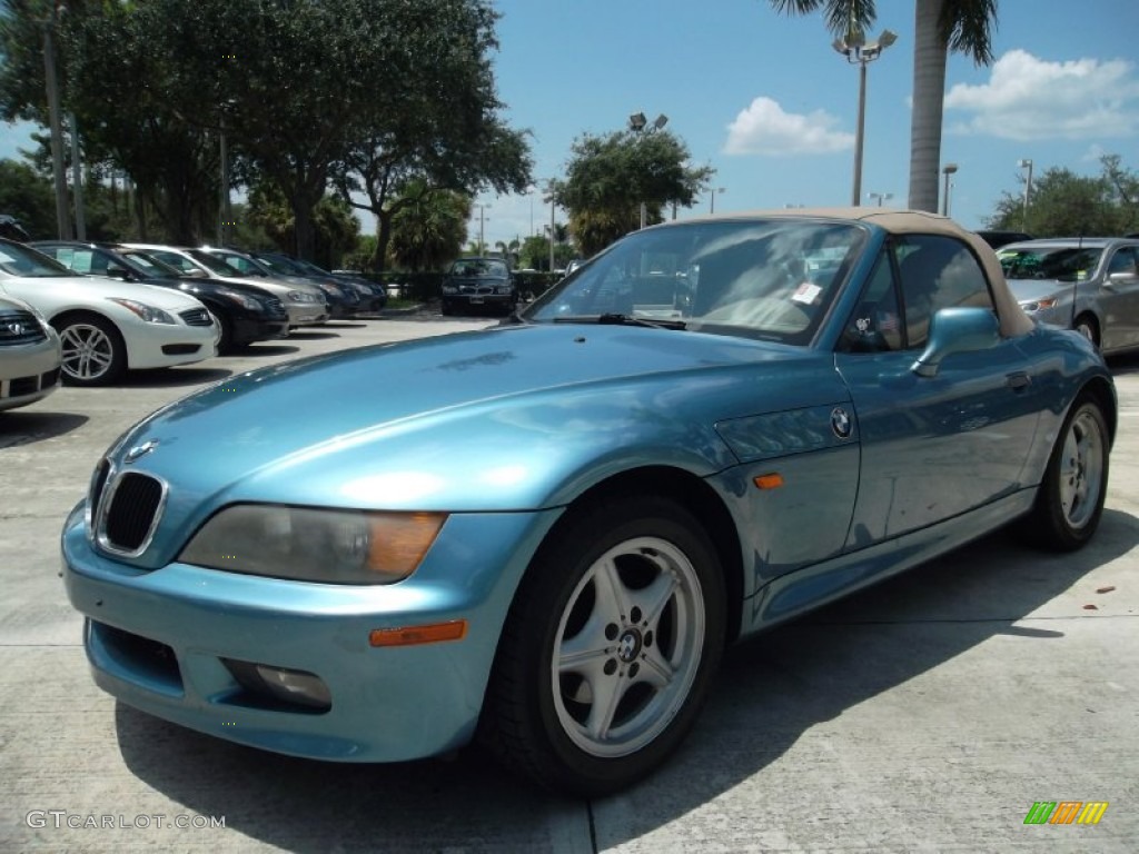 Atlanta Blue Metallic 1998 BMW Z3 1.9 Roadster Exterior Photo #53506107