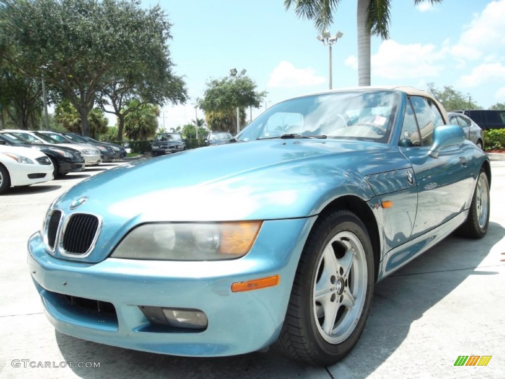 Atlanta Blue Metallic 1998 BMW Z3 1.9 Roadster Exterior Photo #53506122