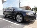 Phantom Black Pearl Effect 2011 Audi A8 L 4.2 FSI quattro Exterior