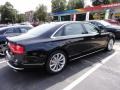 Phantom Black Pearl Effect 2011 Audi A8 L 4.2 FSI quattro Exterior