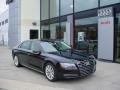 Phantom Black Pearl Effect 2011 Audi A8 L 4.2 FSI quattro Exterior