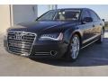 Night Blue Pearl Effect 2011 Audi A8 L 4.2 FSI quattro Exterior