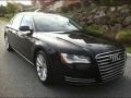 Phantom Black Pearl Effect 2011 Audi A8 L 4.2 FSI quattro Exterior