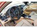 Sand Beige 2013 BMW X6 xDrive35i Interior