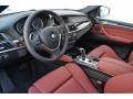 Vermillion Red 2013 BMW X6 xDrive35i Interior