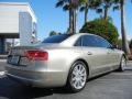 Savana Beige Pearl Effect 2011 Audi A8 L 4.2 FSI quattro Exterior