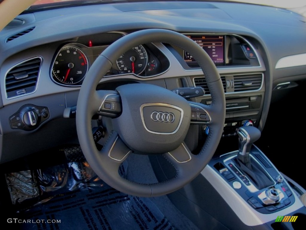 2013 A4 2.0T quattro Sedan - Volcano Red Metallic / Velvet Beige/Black photo #6